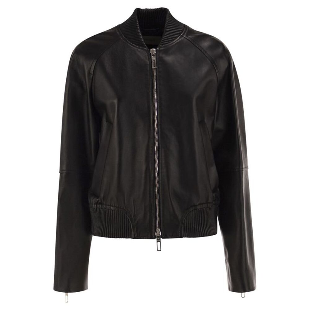 Sportmax Women Spxamour - Lambskin Leather Bomber Jacket